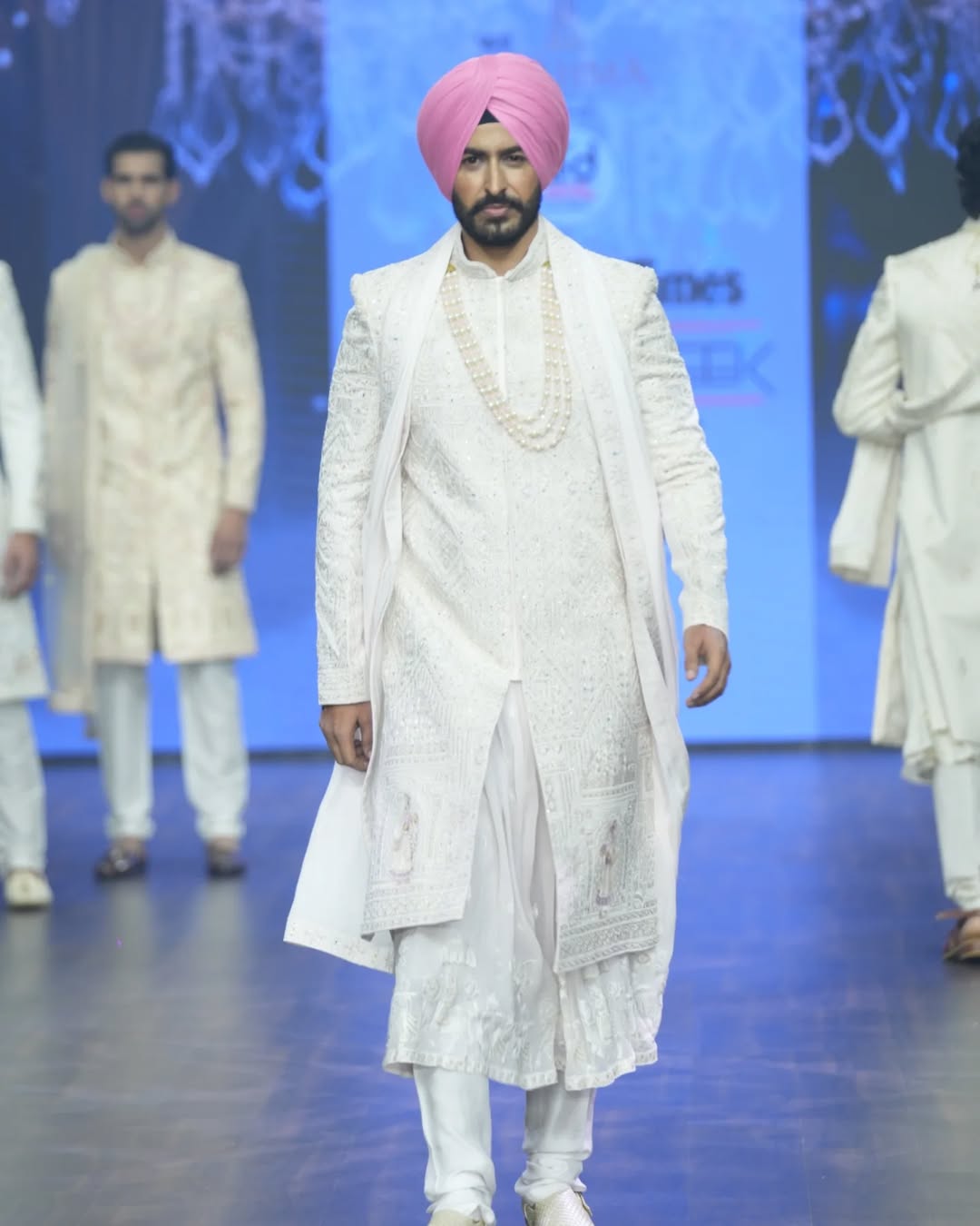 DESIGNER PRINTED SHERWANI OUTFIT