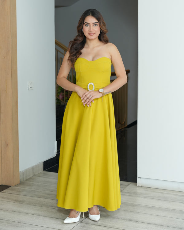 Stylish Strapless Dress