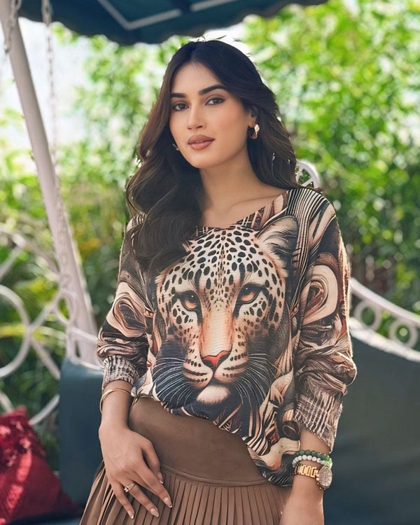 Timeless Style: Leopard Printed Pullover