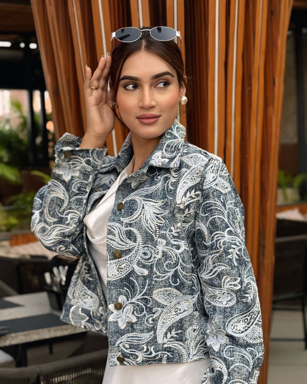 Graceful Paisley Luxe Blazer