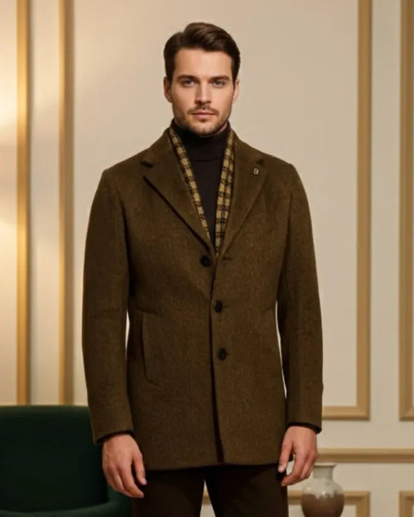 Royal Brown Formal Overcoat
