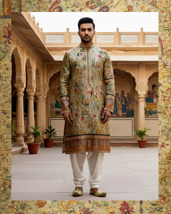 Royal Ethnic Kurta–Salwar Ensemble