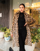 Designer Leopard Print Faux Fur Coat - Simran Narang's Choice