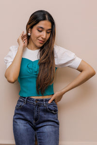 Designer Crop Top For Women's - Mahima Khan Chandani's Choice
